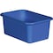 Teacher Created Resources Storage Bin, Plastic, Blue, 6 PK 20393 - alternate 2